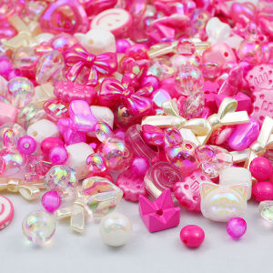 Purple 60g Acrylic Multicolored Mixed Style Loose Beads For Jewelry Making Bracelets Phone Chains Pendants Supplies Findings