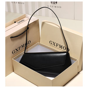 Elegant French Design Leather Bag Womens Shoulder Bag Simple Fashion Trend GXFMOD New 2025 Breadstick Shaped Luxury Bag