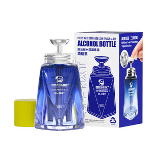 MECHANIC GL-NXT Press Type Leak Proof Glass Alcohol Bottle 150ml Glass Cleaner Container For Mobile Phone PCB Motherboard Cleani