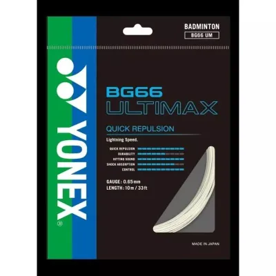 YONEX BG66 ULTIMAX BADMINTON STRING 100% ORIGINAL