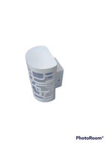 lampu dinding minimalis outdoor hemat energi motif ukir hitam putih