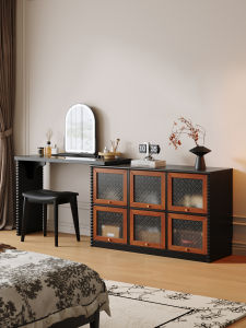 QUYUAN | Vintage Solid Wood Dressing Table Corner Desk