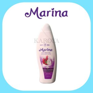 Marina UV White Hand And Body Lotion E Collagen Asta Ungu 460ml Handbody Losion Murah Collagen & Astaxanthin 460 ml ECollagen