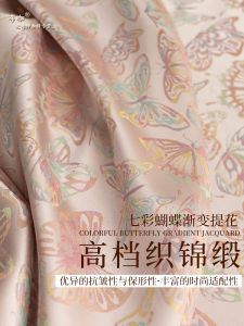 Vải Thêu Nhung Lụa Mịn Thoáng Khí Phong Cách Trung Hoa Mới Cho Áo Sơ Mi Và Váy Cheo Váy Dài