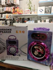 karaoke speaker machine with led display screen /supoort Bluetooth usb tf card aux rechargeable li-lion battery inside