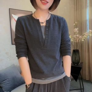 QIAOXIZI | Áo Thun Dài Tay Ấm Áp và Thời Trang
