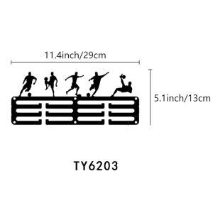 Stylish Iron Medal Hanger - Football/Running Wall Stand for Home Gymnastics Swimming and Competition Badges