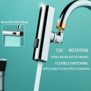 720 ° Rotating Faucet Extension Universal Kitchen Sink Faucet Washbasin Faucet Bubbler Anti Splash Filter Bathroom Faucet