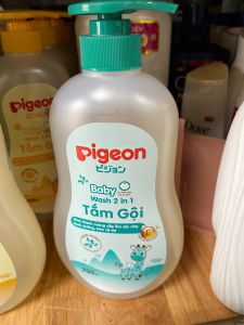 Tắm gội baby Pigeon 2in 1 cấp ẩm dịu nhẹ bảo vệ da cho bé 700ml( hàng mới)giá mới
