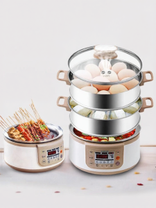 Supor | Multi Function Three Layers Automatic Steam Cooker Stainless Steel