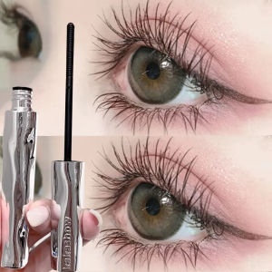 Không Thấm Nước Lông Mi Curl Nhỏ Bạc ống thép Mascara Không-Smudge Màu Đen Tự Nhiên 3D Lông Mi Dày cây chuốt dài mi Trang Điểm