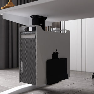 Computer Host Bracket Metal Case Hanger Hanging Computer Base Bracket Heat Dissipation Storage Tray Storage Rack