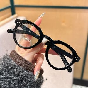 JN IMPRESSION New Round Full Frame Sunshade Sunglasses Classic Uv400 Anti-ultraviolet Travel Climbing Sunglasses