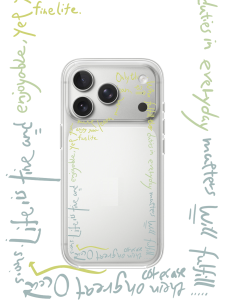 Transparent Silicone Phone Case Simple English Couple  17Promax 16Promax 15Pro 14VivoOppo 13 Huawei Xiaomi Protective Shell