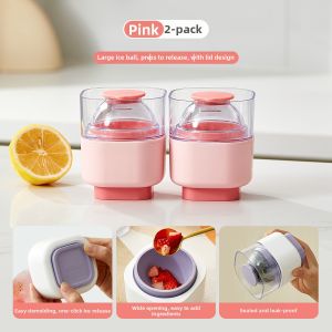 MMZECE | Food Grade Whisky Ice Ball Maker Circular Mold