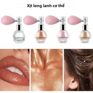 Phấn Tạo Khối Dạng Xịt 4 Màu Kim Tuyến Phấn Tạo Khối Toàn Thân Tạo Hiệu Ứng Bóng Cao Chống Nước Làm Nổi Bật Đường Nét Khuôn Mặt