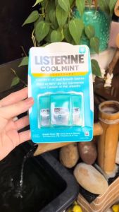 (HoảTốc1h) Xịt Thơm Miệng Diệt Khuẩn Listerine Pocket Mist 7.7ml x 2 Sát Khuẩn 999% Hàng Mỹ Xanh dương Xanh lá