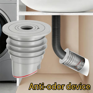 Silicone Bathroom Sewer Seal Ring Kitchen Sink Sewer Pipe Seal Plug Washing Machine Anti-odor Leakage Floor Drain Seal Connector
