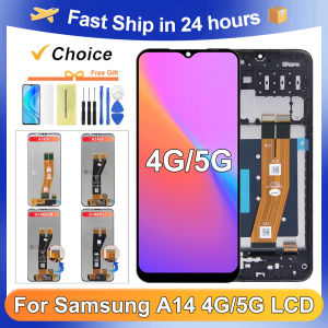 OEM 6.6For Samsung A14 4G 5G For A14 A145F A145P A146B A146P A146U LCD Display Touch Screen Digitizer Assembly Replacement