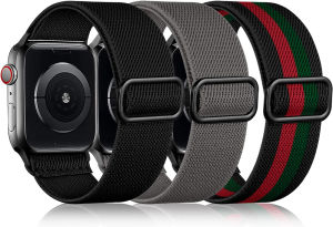 แถบไนลอนสำหรับนาฬิกา Apple Ultra Band Ultra 2ซีรีส์9/8/7/6/5/4/3/2/1 SE สำหรับผู้ชายผู้หญิงสายถักห่วงเดี่ยวยืดหยุ่นแบบนิ่มสำหรับ I-Watch 49มม. 45มม. 44มม. 42มม. 41มม.