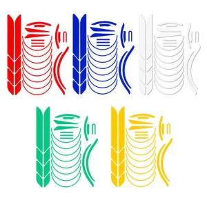 Body Reflective Stickers Safety Decals Body Decor Accessories for Xiaomi M365 Pro Pro2 1S Electric Scooter Night Warning Sticker