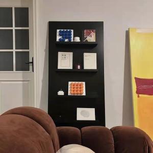 Minimalist Art Bookshelf Wall-Mounted Display Magazine Rack Multi-Layer Stand Economic Type Home Furniture Master Design