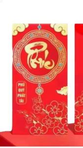 Bao Lì Xì Tết Đỏ Mừng Tuổi  - Combo 30/50 cái Mix Nhiều Mẫu - Giấy Dày - Size To - In Ấn Rõ Nét