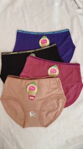 BEE - Celana Dalam Wanita Dewasa Cd Undies Mid Waist Bahan Katun Piaoli 3077