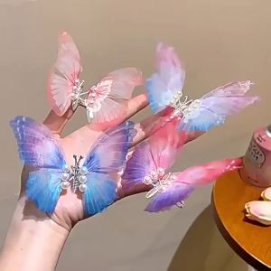 10cm Jepit Rambut Kupu-Kupu Bisa Bergerak Untuk Anak Dan Dewasa