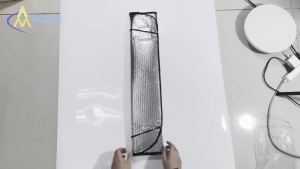 Vehicle Heat Resistant Sun Shield Universal Foldable Windshield UV Protection Curtain for Outdoor Parking