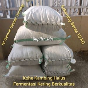 Pupuk Kambing Halus Difermentasi Karung 10 Kg Murah Kering