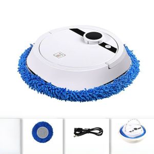Automatic Robot Mop Smart Hands-Free Wireless Electric Sweeper Low Noise Easy to Use Cleaning Tool for Home Cleaning