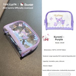Tide color | Waterproof Pink Transparent Multipurpose School Bag
