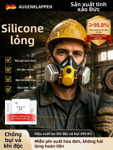 Mặt Nạ Bảo Vệ Chống Acid Kiềm cho Khí Độc Hóa Chất và Sơn trong Phòng Thí Nghiệm