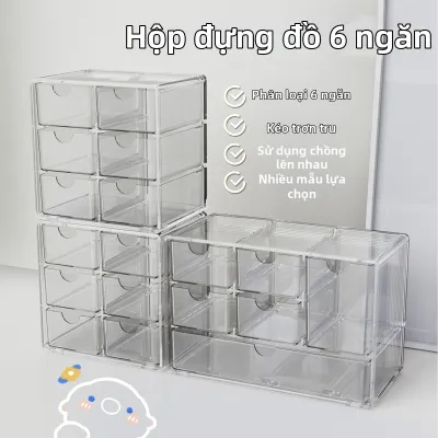 Hộp Đựng Bàn Làm Việc Trong Suốt Kiểu Ngăn Kéo
