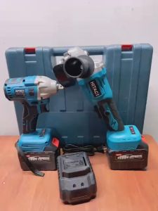 Combo máy khoan - Mài  pin HTC hệ 199V không chổi than pin 15cell BẢO HÀNH 12 THÁNG