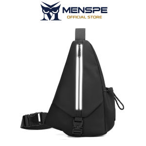 MENSPE Mens Shoulder Bag Cross Body Bag Waterproof Travel Bag Business  Bag Large Capacity Chest Casual Bag Fashion Leisure Sport Street Bag for College Student