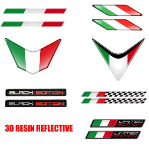 3D Motorcycle Stickers Decals Italy Tank Helmet Limited Edition Logo For Ducati Aprilia Benelli Yamaha Honda Suzuki Kawasaki
