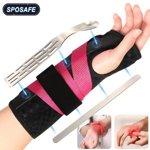 1Pcs Carpal Tunnel Wrist Brace Night Support Pain Relief Metal Wrist Splint for TendonitisArthritisSprain Fit Left Right Hand