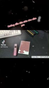 Miếng dán skin cana kim tuyến cho  Xlim Pro / favostix/ xlim v2/xlim SE / Rill X / feelin...