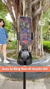 Gậy quay gimbal xoay 360 tự động thông minh Ai theo dõi vị trí khuôn mặt quay Video/Livestream bán hàng chuyên nghiệp Dwinr