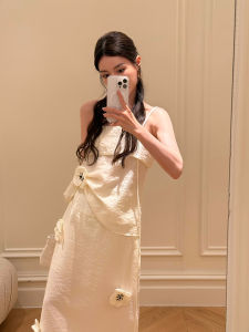 Áo Ba Lỗ Dây Đeo SMOL Dream Catcher High Waist A-Line Skirt Set Two-Piece Casual Summer Fashion for Women