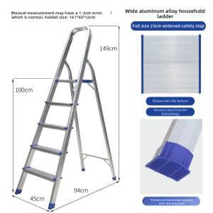 MOLORE | Sturdy Portable Multi-Function Folding Step Ladder