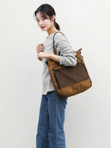 LAUBS Nylon Tote Bag Womens Fashionable Versatile Student Class Shoulder Handbag Commute Crossbody Bag Sweet Lady Style