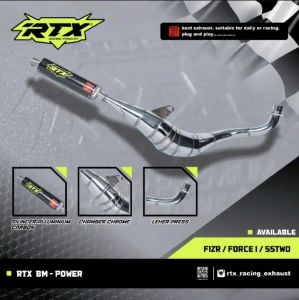 KNALPOT FIZR FORCE1 F1ZR RTX BM POWER // KNALPOT ORIGINAL RTX EXHAUST