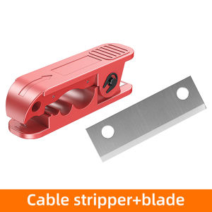 SAIVXIAN Fiber Optic Cable Cutter IPC-240 Rotary Cutting Multi-function Stripper 4-240mm Insulated Wire and Cable
