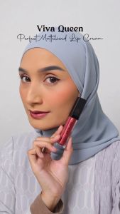 Viva Queen Perfect Mattelized Lip Cream - TRANSFER PROOF & LONG STAY with Emollient & VIT E (Tersedia 5 varian warna)