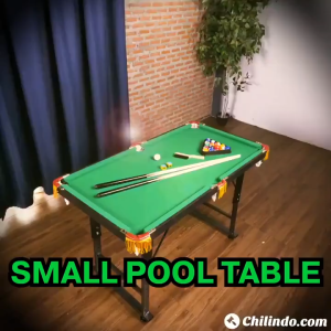 Kids Billiard Table Wooden With Adjustable Metal Leg Pool Table Set Snooker Table Game