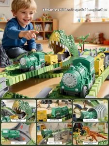 XIDIQI | Educational and Adventurous Childrens Electric Train Toy