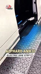 Toyota Alphard Vellfire AGH40 2024 Automatic Running Board Side Step Light LED Automatik Pemijak Kaki Pintu Berlampu LED